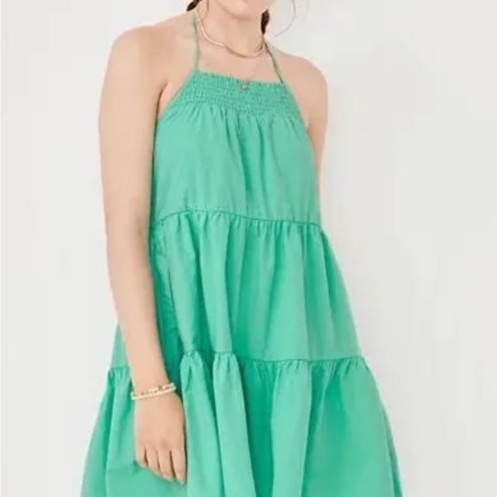 American Eagle Outfitters Green Mini Dress